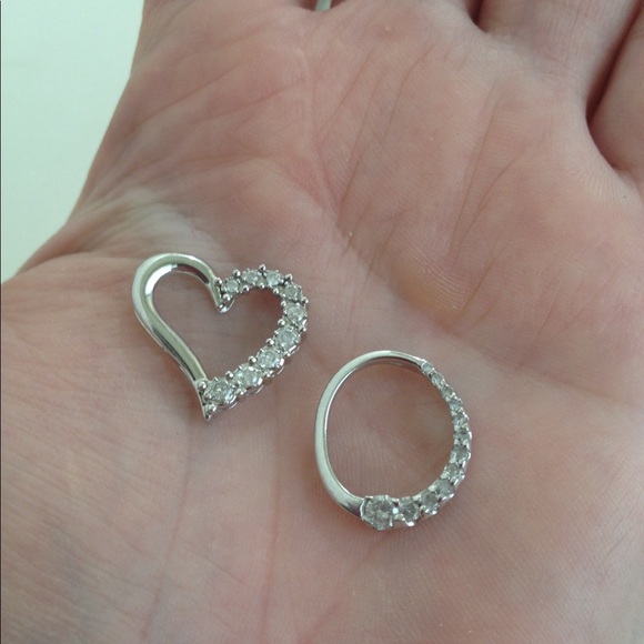 Vintage Jewelry - HOLD!Diamond pendants 10kt